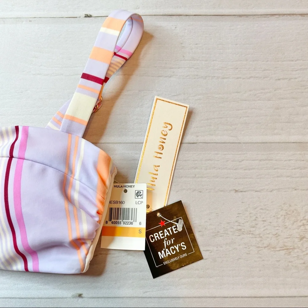 NWT - Hula Honey - Women’s Striped Bikini Top